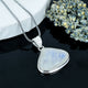 ZAREYA Triangle Moonstone Pendant – 925 Silver | Feminine Glow Talisman Necklace
