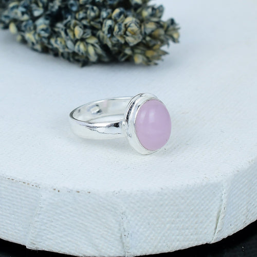 ZAREYA Turquoise Glow Ring – 925 Silver | Round Blue Turquoise Stone