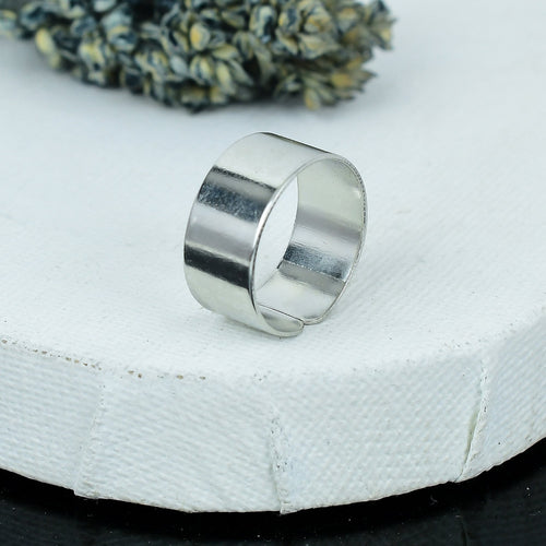 ZAREYA Sleek Band Ring – 925 Silver | Minimal Statement Unisex Ring